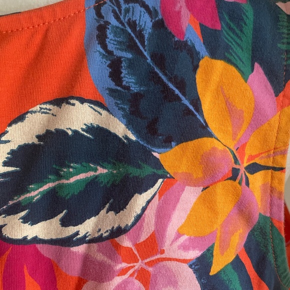 Old Navy Floral Sleeveless Twist-Front Bodycon Dress 1X - Picture 8 of 9